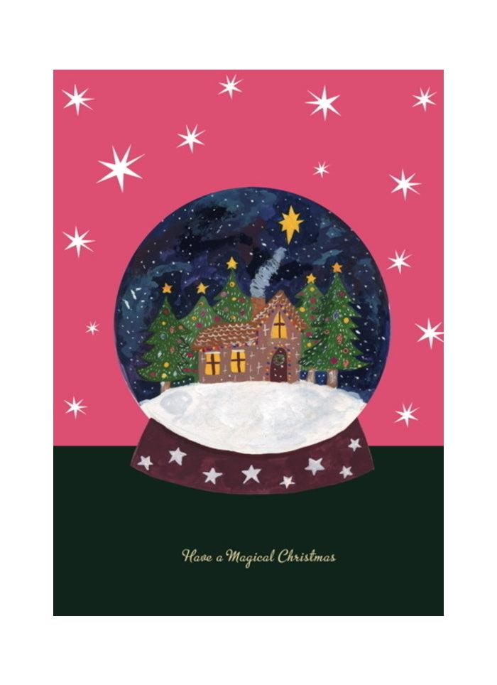 Hutch Cassidy Christmas Card - House Globe
