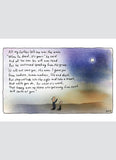 Leunig cartoon card - Moon