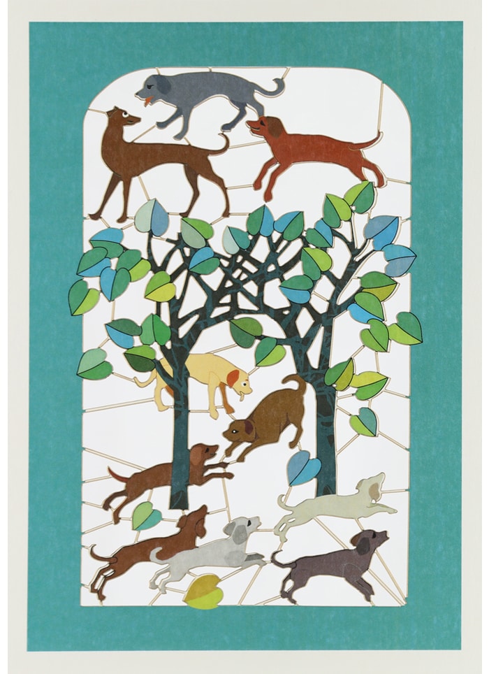 Forever Laser Cut Card - Dogs