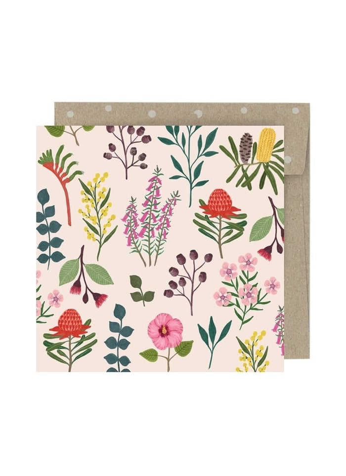 Negin Maddock small card - Australian Wildflowers