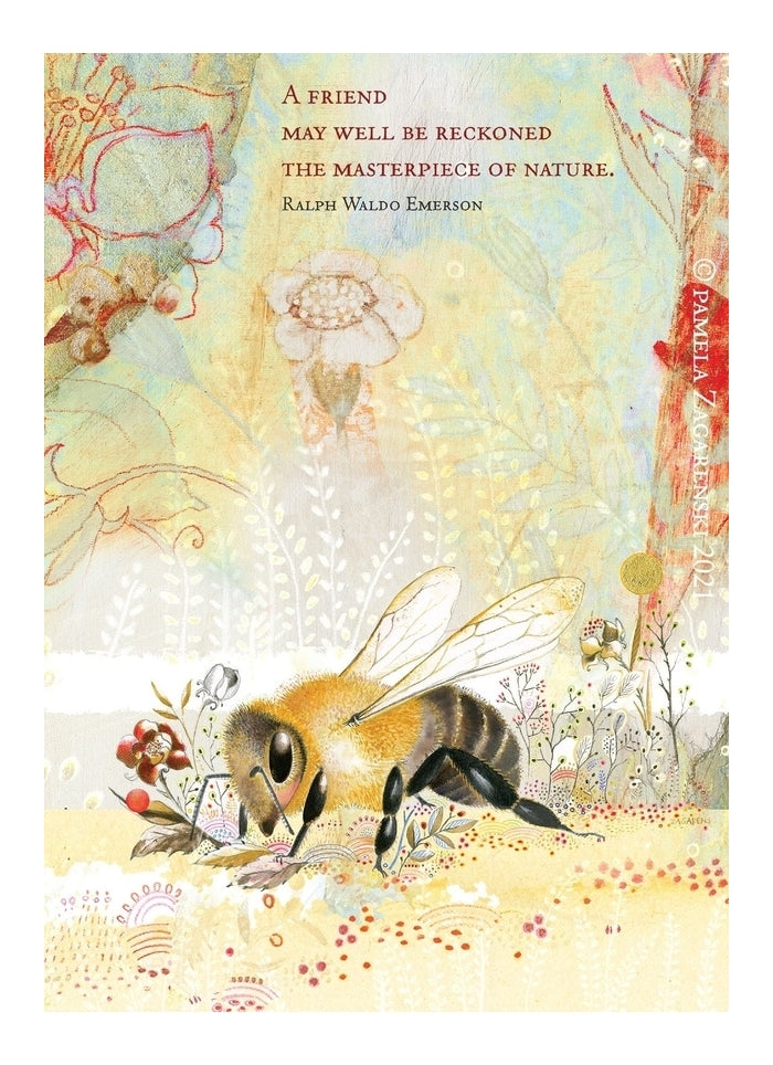 Sacredbee greeting card - Emerson's Friend