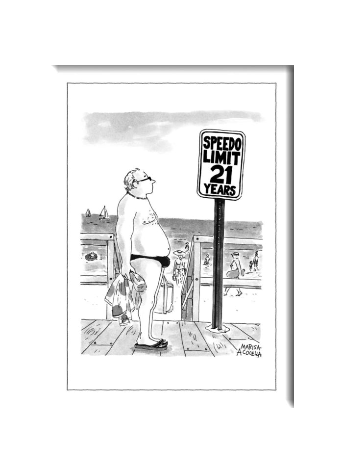New Yorker Magnet - Speedo Limit