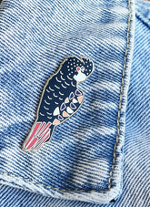 Red-Tailed Black Cockatoo Enamel Pin