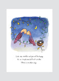 Leunig cartoon card - Love One Another