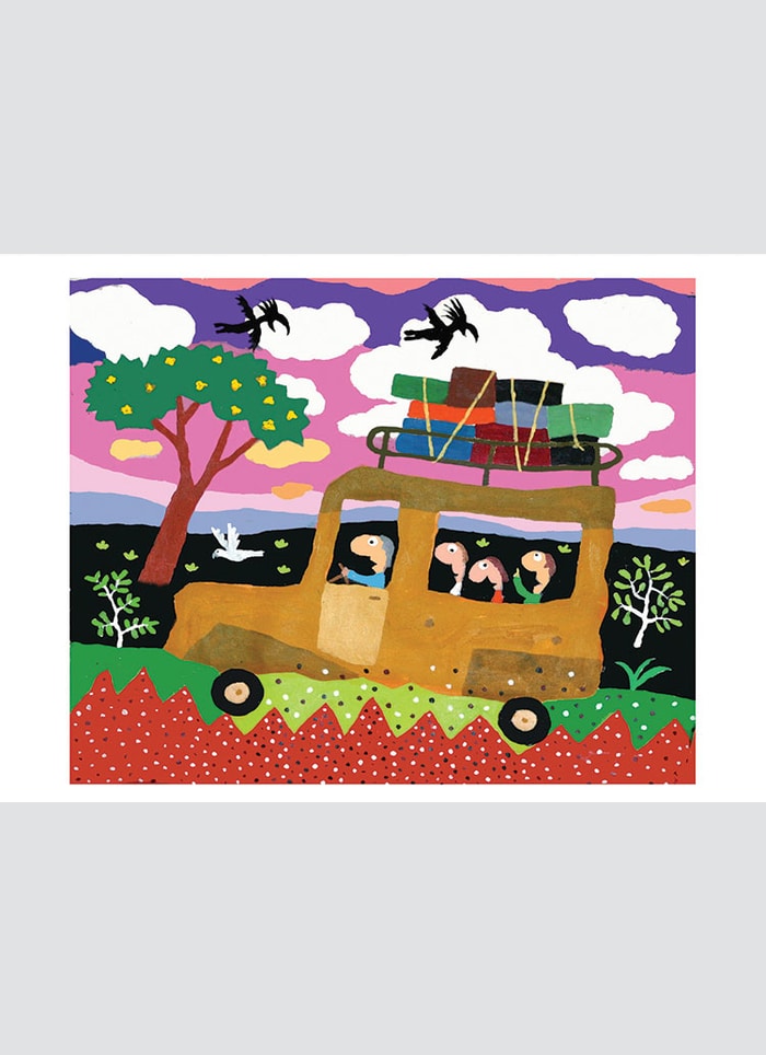 Leunig art card - Corrugation Road