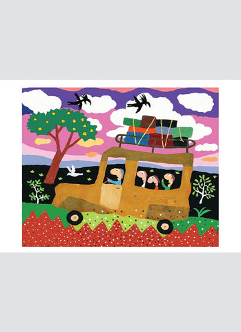 Leunig art card - Corrugation Road