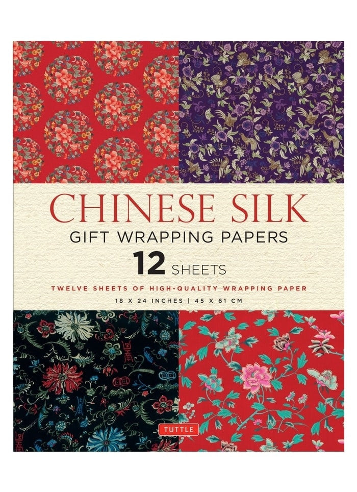 Chinese Silk Gift Wrapping Papers