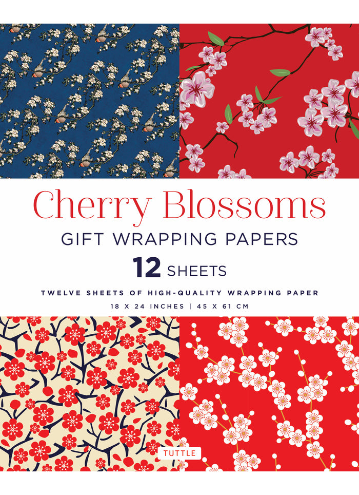 Cherry Blossom Gift Wrapping Papers