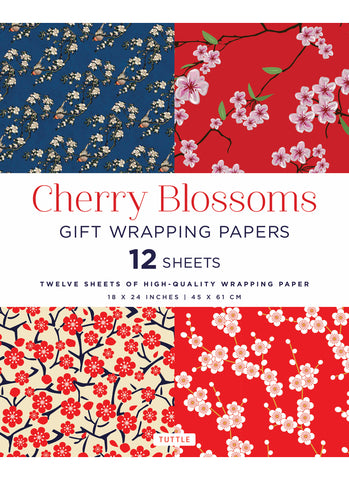 Cherry Blossom Gift Wrapping Papers