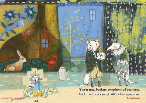 Sacredbee greeting card - Bonkers