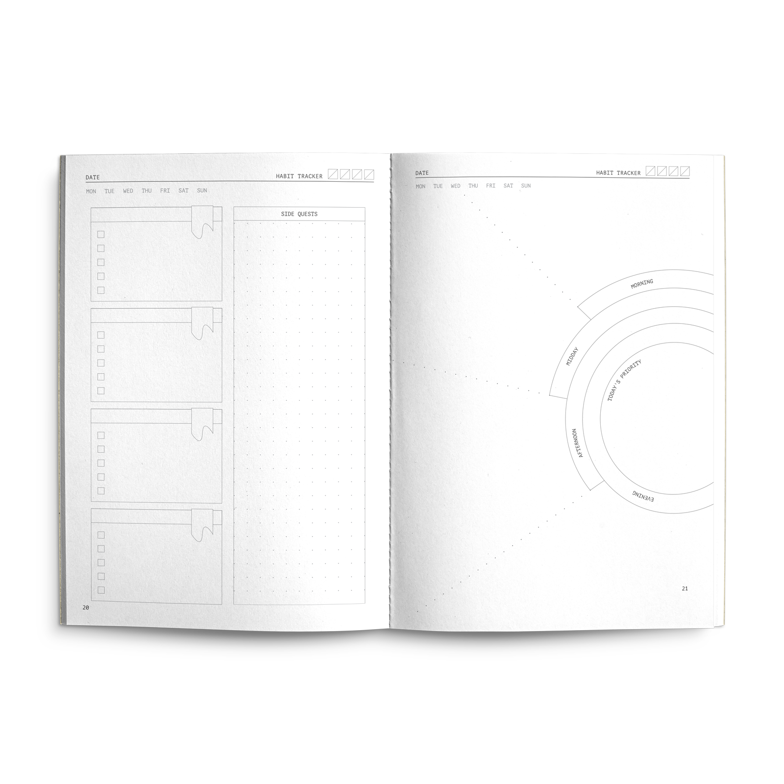 Fast Brain Friend planner from Creators Friend