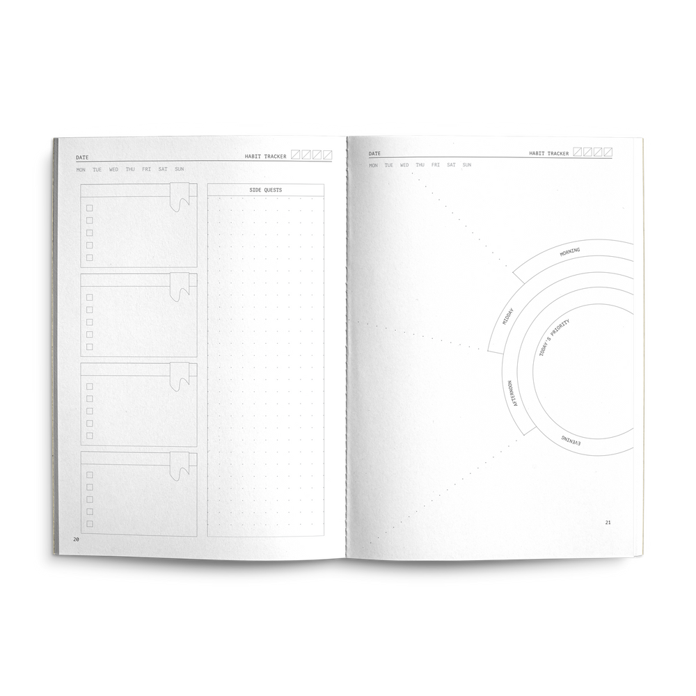Fast Brain Friend planner from Creators Friend