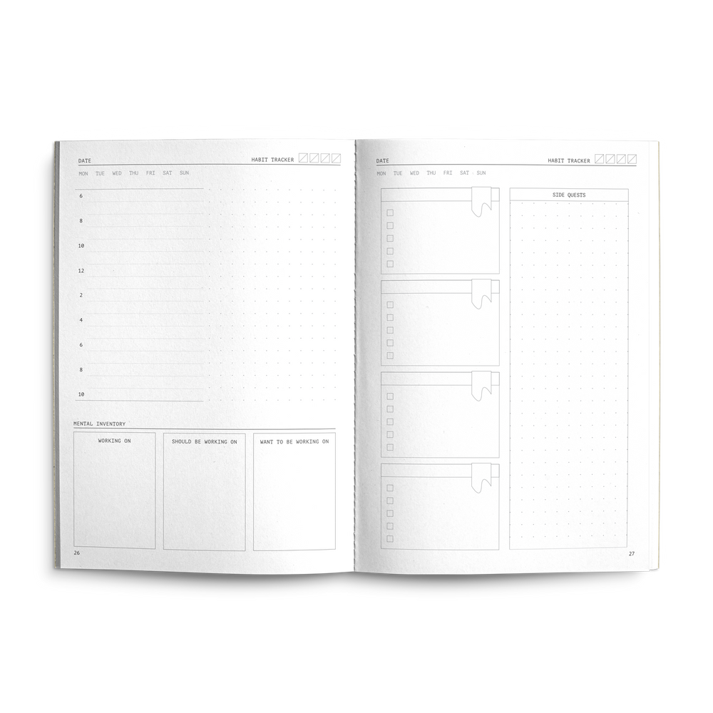 Fast Brain Friend planner from Creators Friend