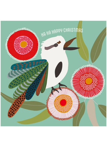 RSPCA Charity Christmas Card Pack - Kookaburra - card