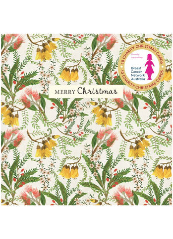 BCNA Charity Christmas Card Pack - Floral Christmas