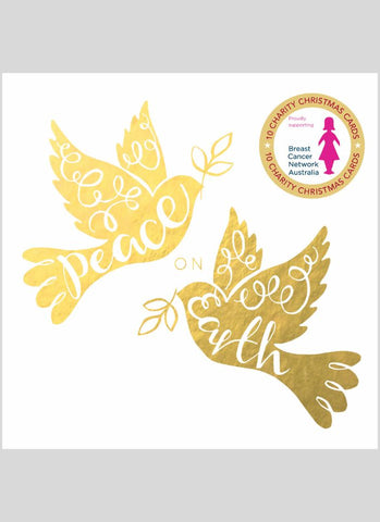 BCNA Charity Christmas Card Pack - Peace Doves