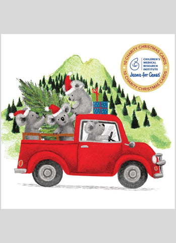 CMRI Charity Christmas Card Pack - Koala Trees