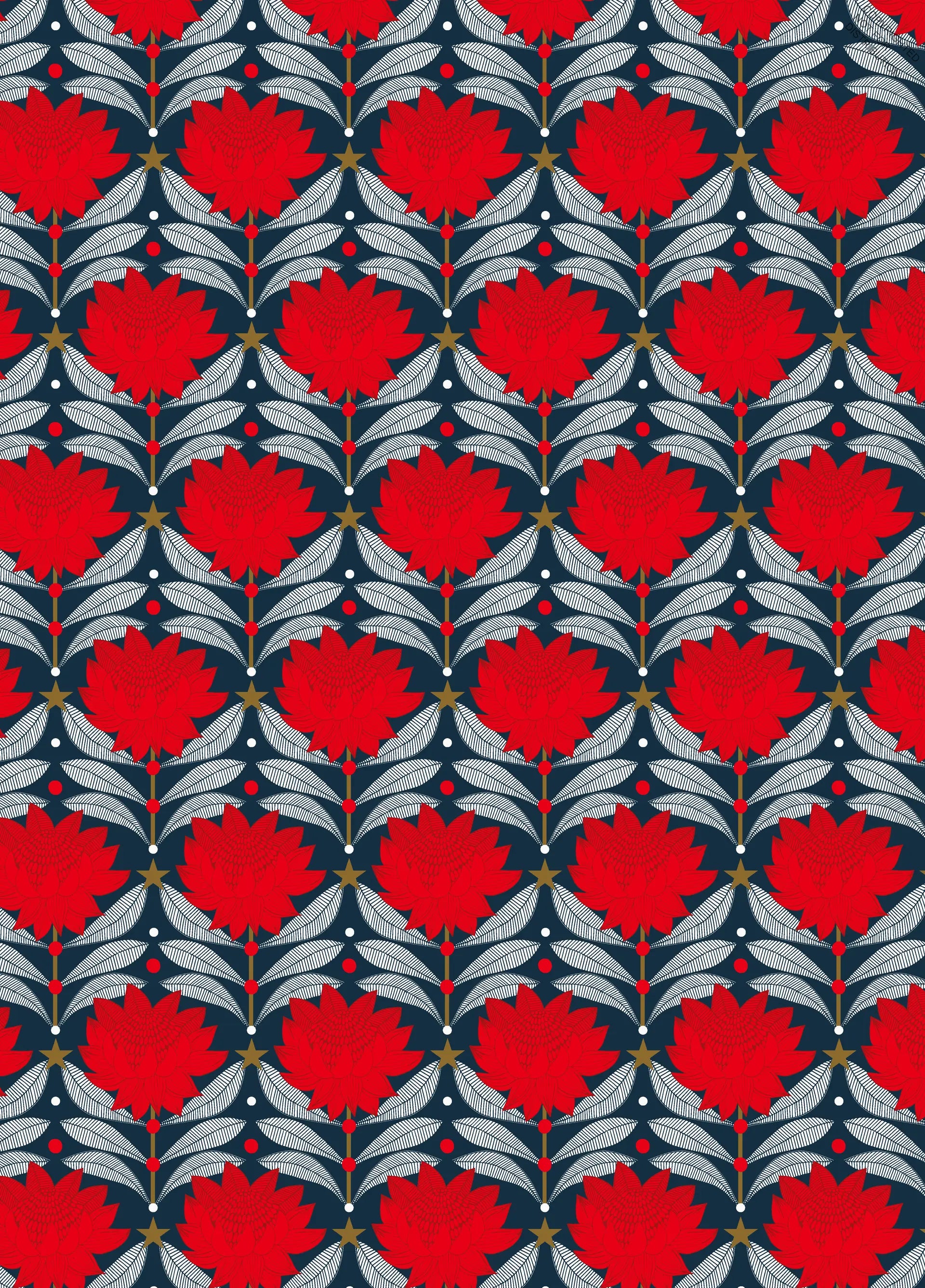 All Wrapped Up - Christmas by Jocelyn Proust - red and white waratahs