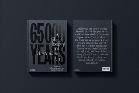 65000 years: A short history of Australian art - a hardcover book from Thames & Hudson.