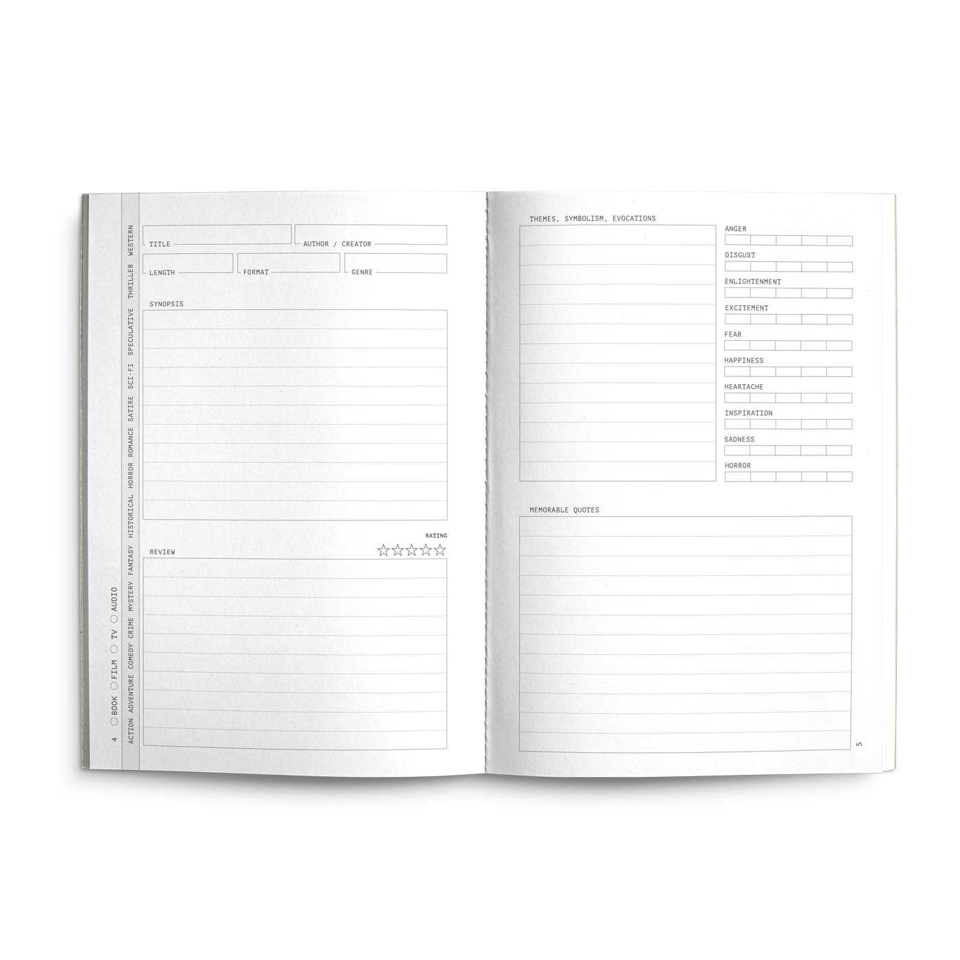 Storylines planner from Creators Friend