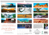 Last page of calendar with images for each month and photographer bio and photo.