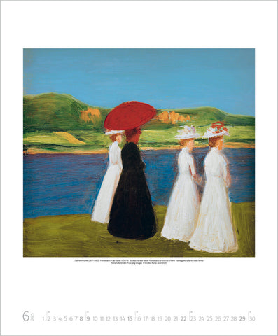 Gabriele Münter Large Wall Calendar 2025 - month