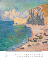 Claude Monet Large Wall Calendar 2025