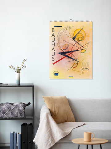 Bauhaus Large Wall Calendar 2025 -  displayed