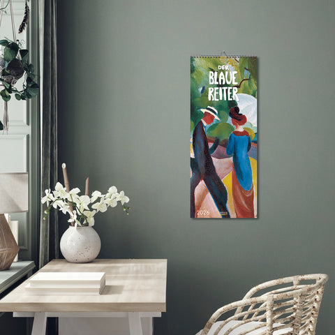 Blue Rider / Der Blaue Reiter Large vertical Calendar 2026 - hanging