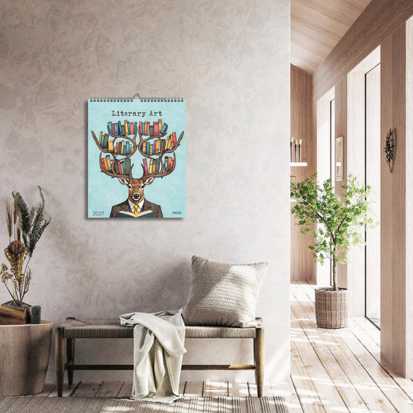 Peter Walters - Literary Art Large Wall Calendar 2027