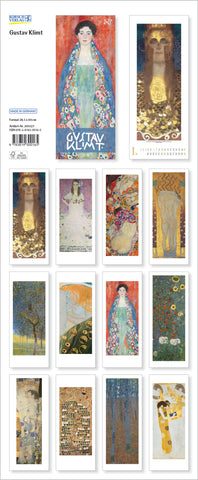 Collection of Gustav Klimt artworks displayed in a grid format.
