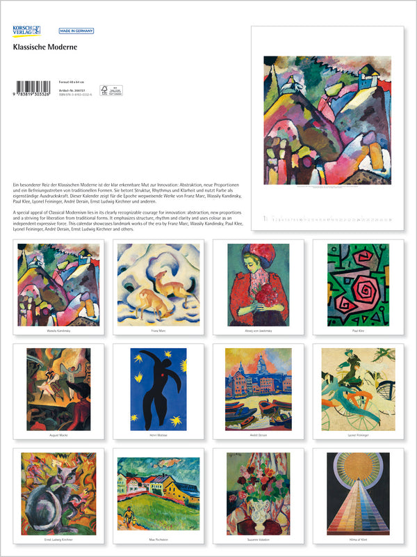 Collection of colorful artworks arranged in a grid on a white background with text.