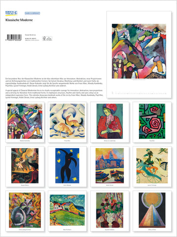 Collection of colorful artworks arranged in a grid on a white background with text.