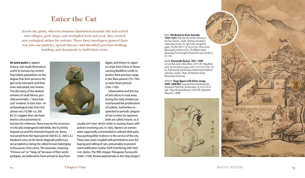 DIVINE FELINES: The Cat in Japanese Art by Rhiannon Paget (HB)