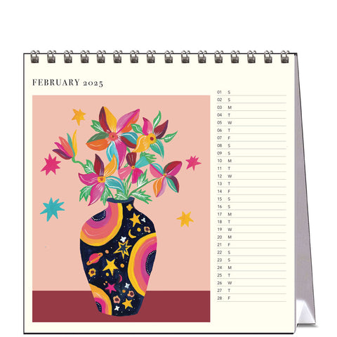 Hutch Cassidy Desk Calendar 2025 - month