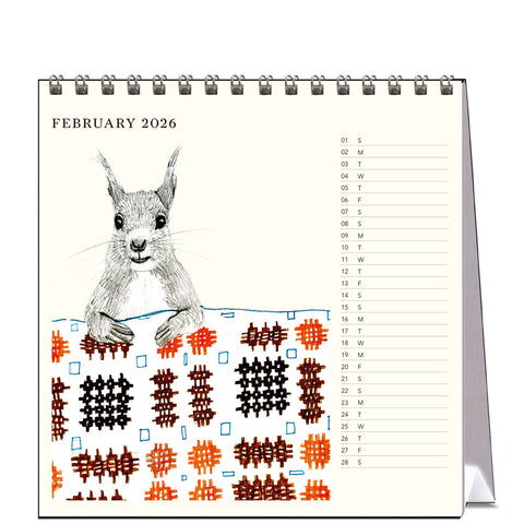 Dear Prudence Desk Calendar 2026 - month