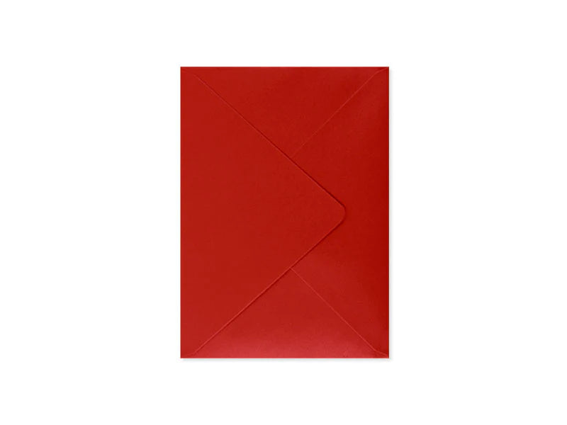 Red envelope on a white background