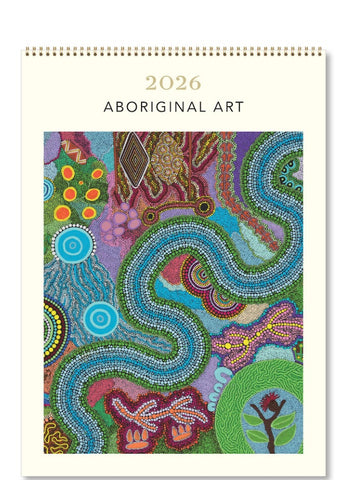 Aboriginal Art Medium Wall Calendar 2026