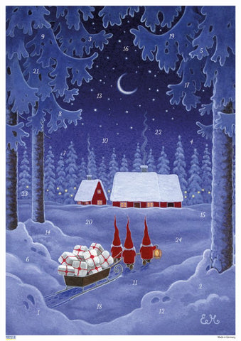 Advent Calendar Poster - The Lodge