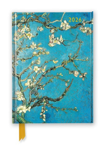 Vincent van Gogh: Almond Blossom 2026 Luxury Diary Planner - Page to View with notes