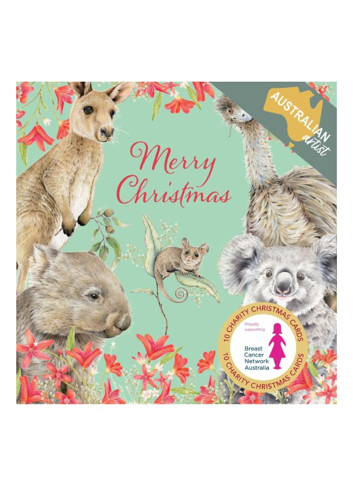 BCNA Charity Christmas Card Pack - Animal Greetings