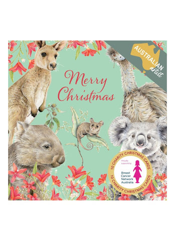 BCNA Charity Christmas Card Pack - Animal Greetings