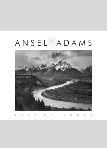 Ansel Adams Large Wall Calendar 2026