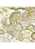 Vintage-style map of Europe with 'Antique Maps' branding and '2027' text.
