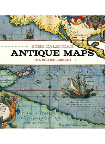 Antique Maps Wall Calendar 2025