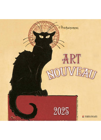 Art Nouveau Wall Calendar 2025