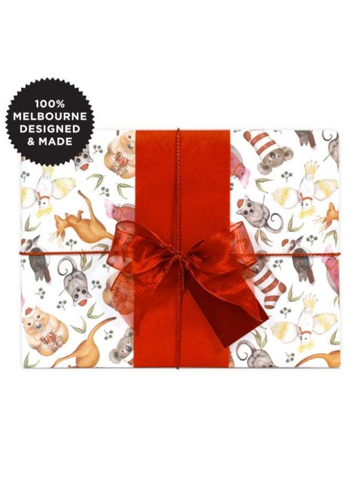 Bush Xmas 5m roll of wrapping paper.