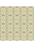 Patterned paper with floral design on a white background
