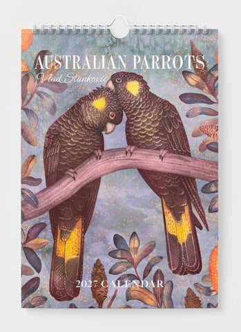 Australian Parrots by Vlad Stankovic Wall Calendar 2027