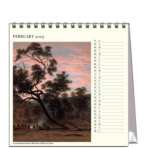 Australian Landscapes Desk Calendar 2025 - month